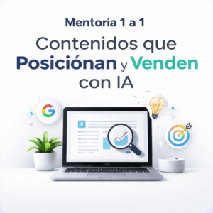 Mentoria para crear contenidos que venden